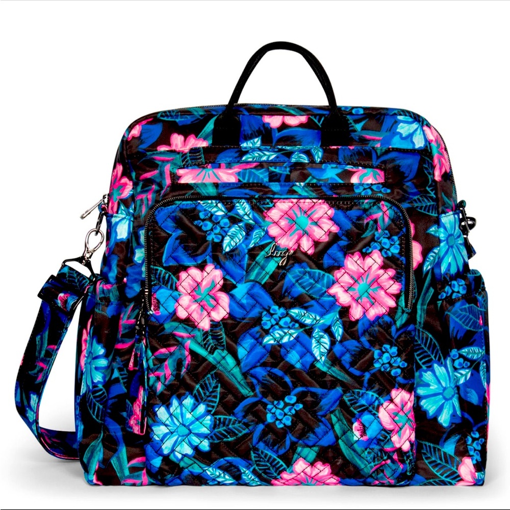 NWT: LUG SONATA CONVERTIBLE TOTE- REAORT BLACK -SOLD OUT & No Longer Mak…